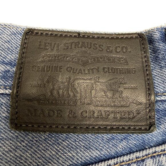 EUC Women's LEVI'S Made & Crafted "Column Pant" Jeans Coastal Blues | Size 24x27 - Picture 9 of 13